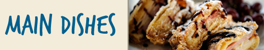 Banner for Main Dishes Recipes